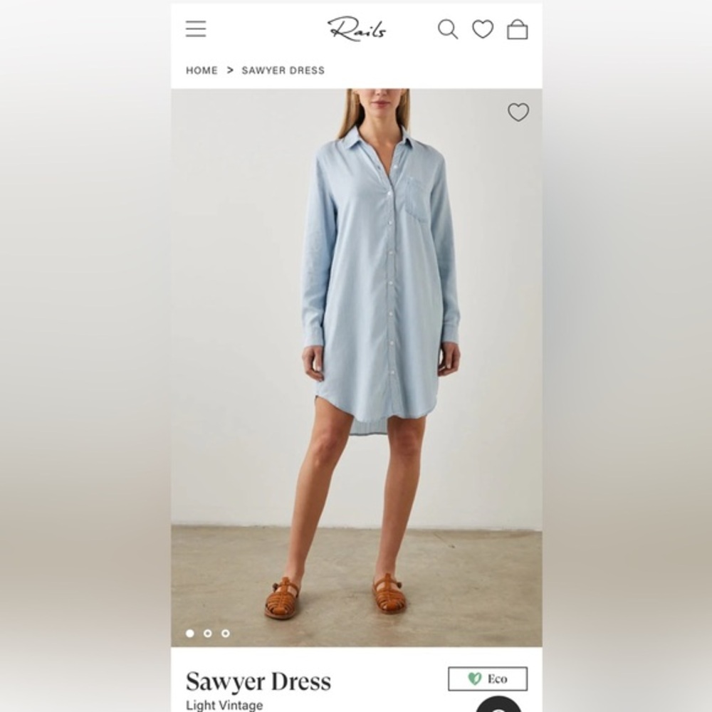 New Rails Sawyer Shirt Dress